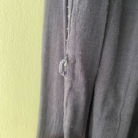 Calypso St. Barth Navy Tank Dress Beaded Detail Size Medium - Picture 9 of 9